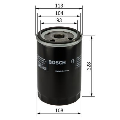 Buy Bosch Oil Filter F026407048 - Astra / Irisbus / Iveco Online